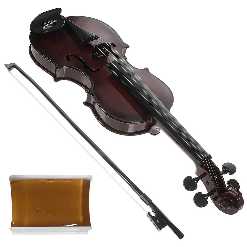 Violin Photo Prop Plastic Toy Miniature 6-string Music Instrument Adornment Plaything Ornament Performance