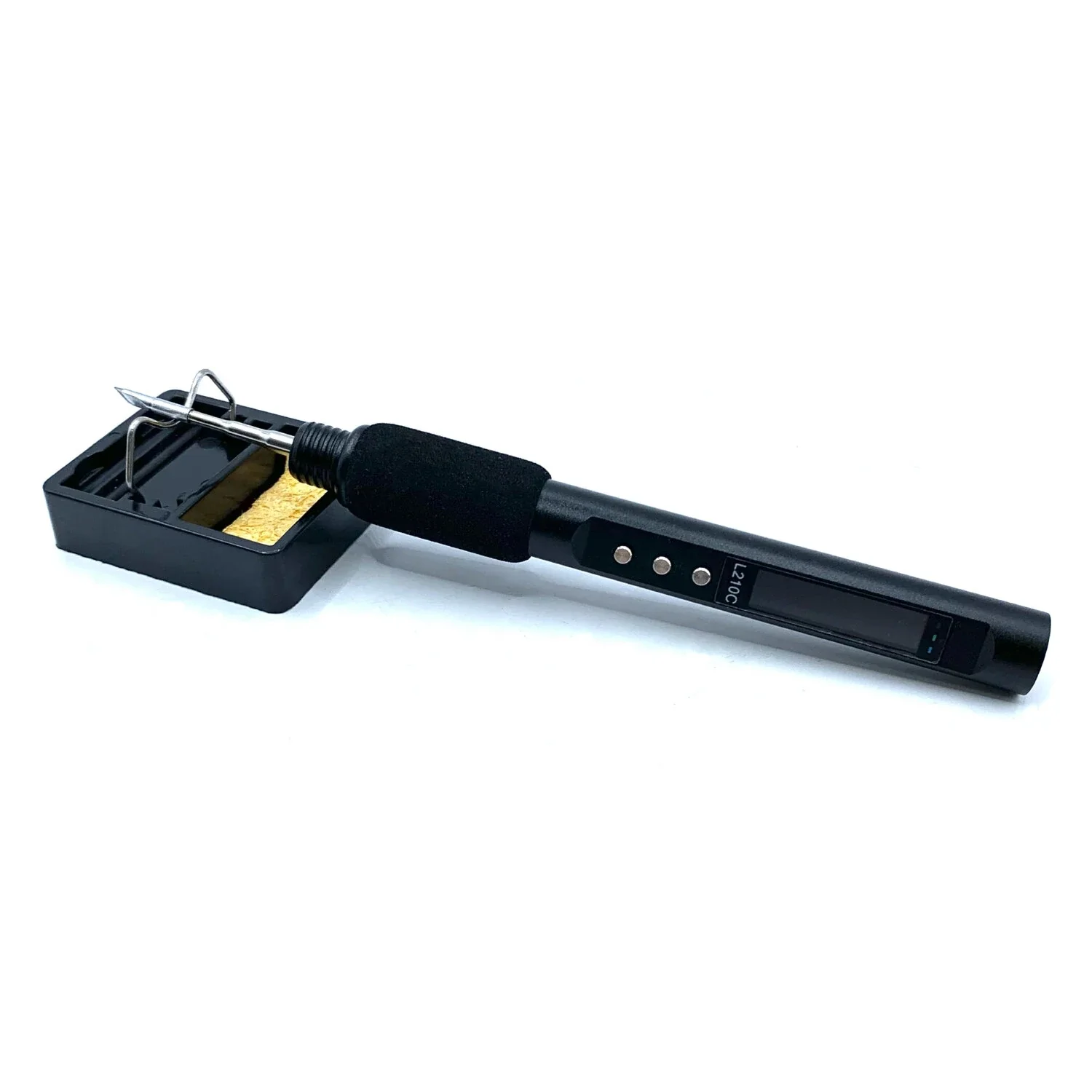 MINI Soldering Iron 100W L210C/L245C 0.99 นิ้วหน้าจอสี TFT ปรับอุณหภูมิ 50-500 ° ตัวอลูมิเนียมอัลลอยด์ C