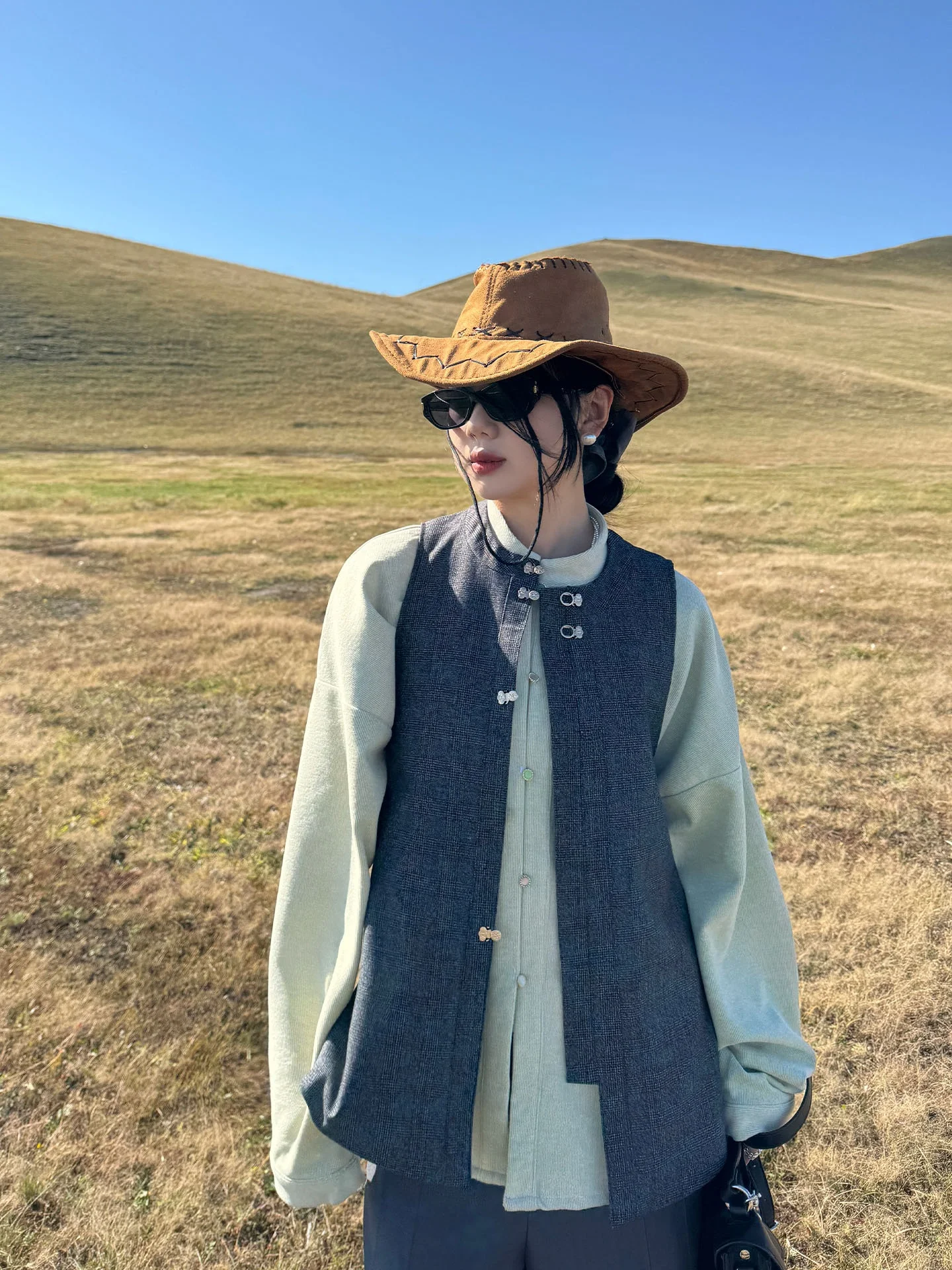 

Dr Tang Register Dyed adow Blue plus Size Improved Hanfu Beautiful Daily Ming Sle Large Coat for plus Size Women