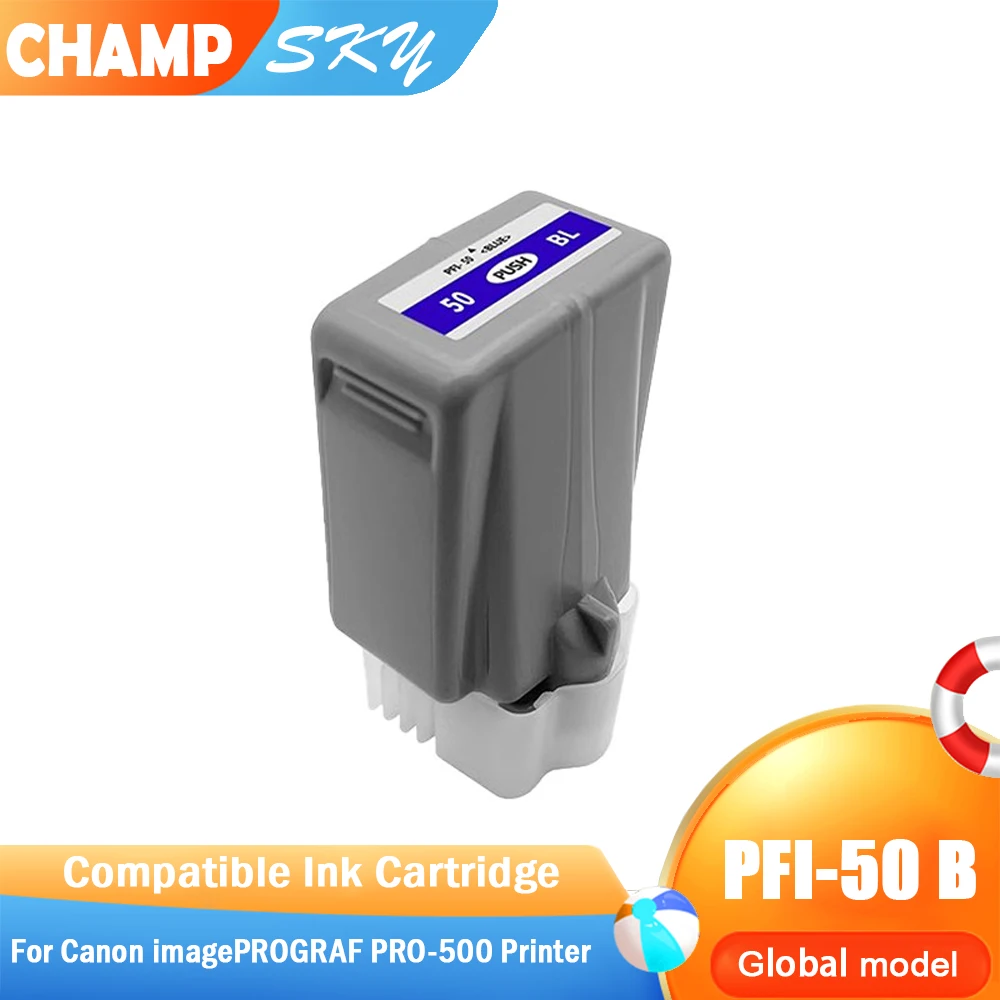 PFI-50 PFI 50 Premium Color Compatible Inkjet Pigment Ink Cartridge for Canon imagePROGRAF PRO-500 PRO500 Pinter