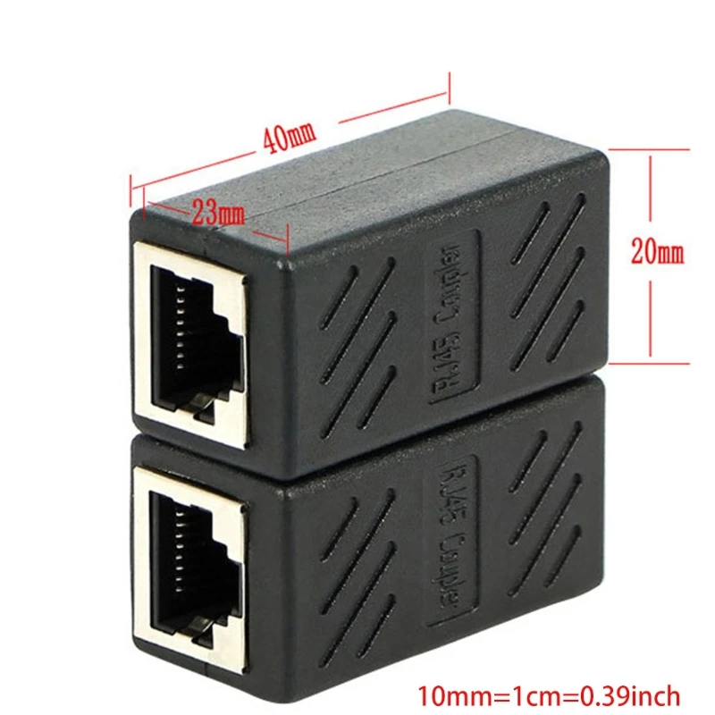 2023 extensão ethernet rj45 para cat6 lan extensor conector remendo para computador