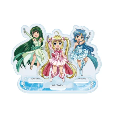 Spiel Mermaid Melody Pichi Pichi Pitch Acryl Stand Puppe Anime Ruchia Luchia Nanami Abbildung Modell Platte Cosplay Spielzeug für Geschenk