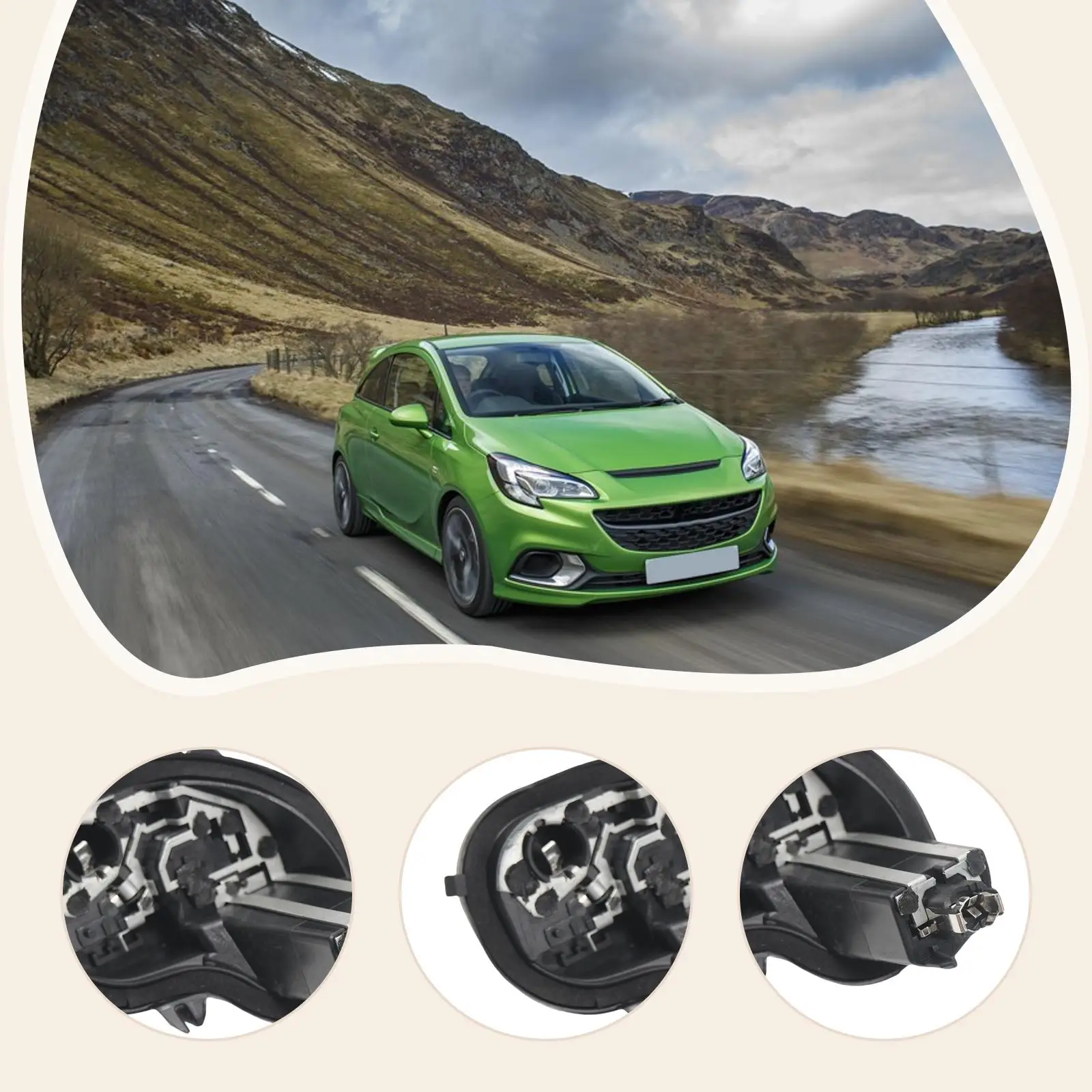 39001577 حامل مصباح مقبس المصباح الخلفي الأيسر لفوكسهول بروفيشنال #5