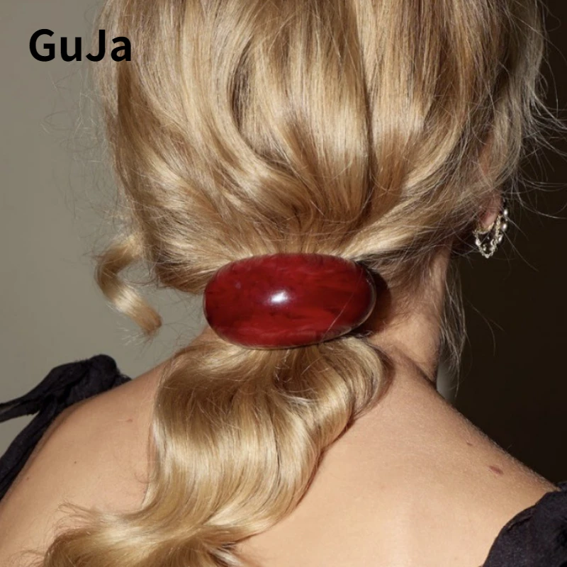 

Fashion Jewelry European and American Design Geometric Hair Rope For Women Party Gifts Exaggerative Accessories Hot Selling