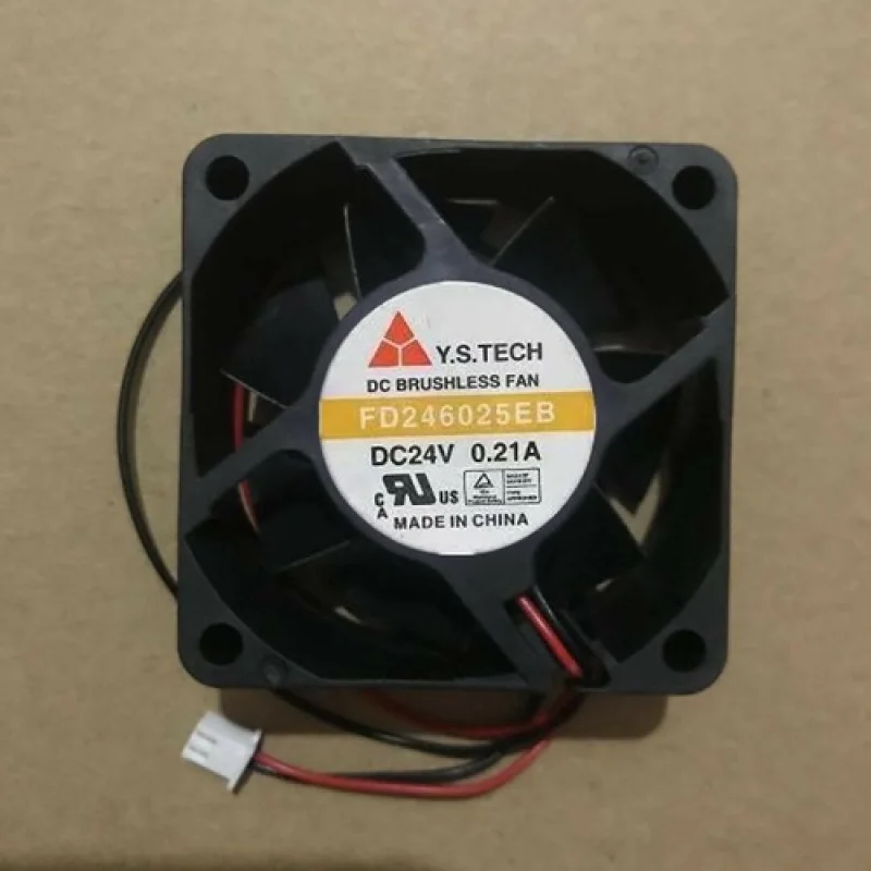 

L Высокопроизводительный охлаждающий вентилятор FD246025EB 24 В 0,21 А 60*60*25 мм