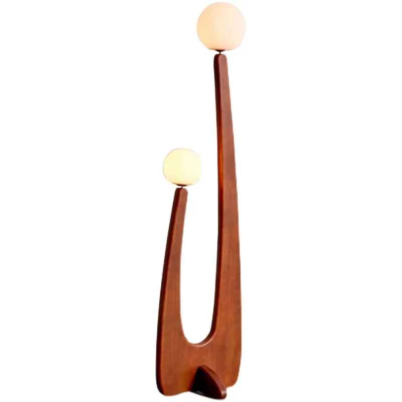 

Medieval girl bedroom lamp, living room lamp, bedside lamp, Nordic wabi-sandy wind, solid wood floor