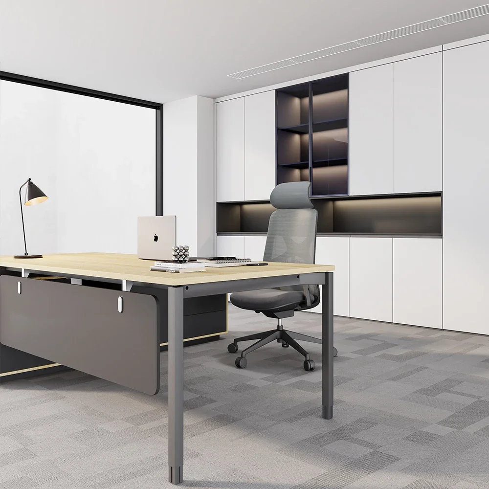 

-Factory Price Commercial Furniture Executive Classic Table Office Manager Desk