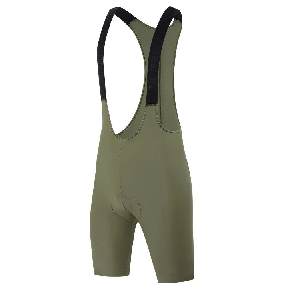 Professional Unisex Cycling One-piece Bib Shorts Moisture-wicking Breathable Sponge Seat Cushion Seamless Glue Fitted 300g Pants