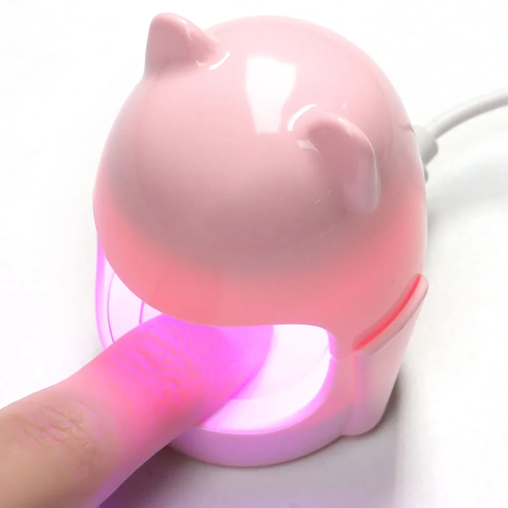 مجفف سريع للأظافر صغير من LINMANDA مع مصباح USB LED بالأشعة فوق البنفسجية ، آلة تصميم بيض مانيكير ، إصبع واحد ، أداة فن الأظافر ، علاج جل مع USB مجاني #1