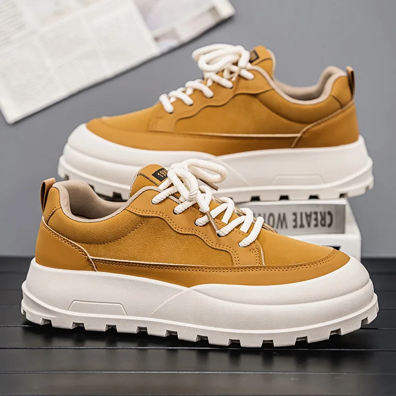 Color Block Platform Sneakers Multi Tone Spliced Faux Suede Low Top Thick Lug Sole Casual Skate Shoes Outdoor Walking Footwear