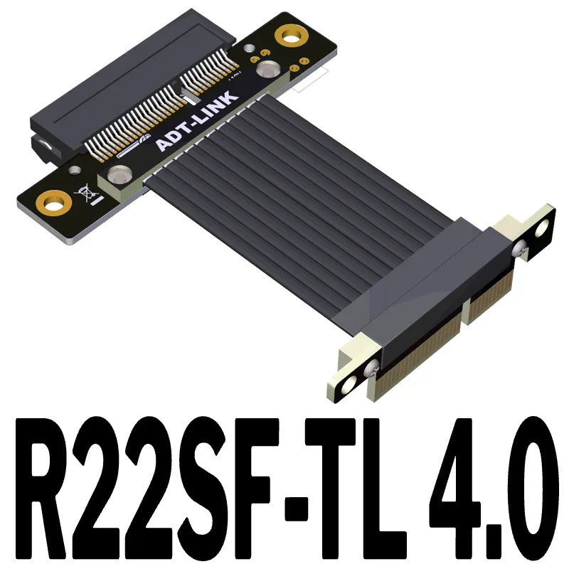 PCIe 4.0 X4 a 4X Cable elevador Gen4 Placa base Gráfica GPU SSD RAID Riser Extender