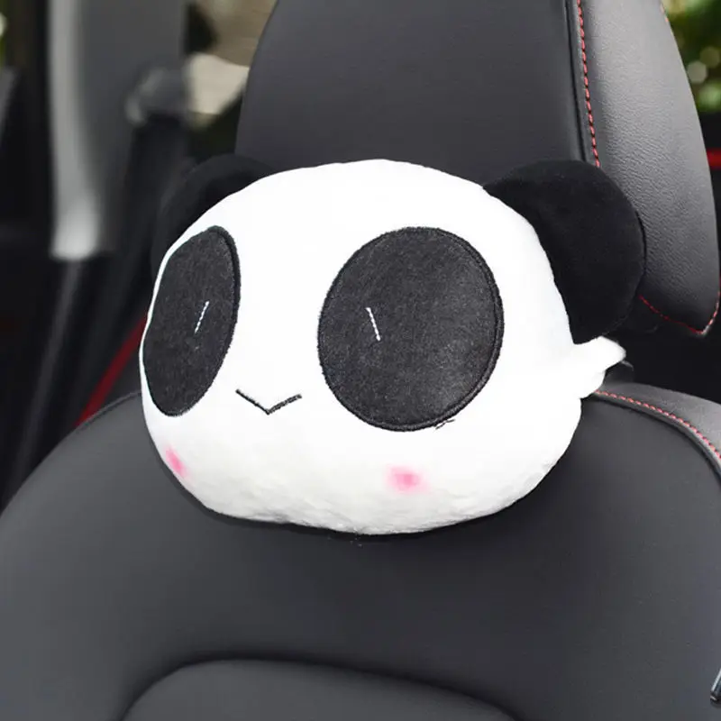 Cartoon panda Rearview Mirror Cover Cute Car Interior Decoration Car Reversing Mirror Cover Decoration Car accessories