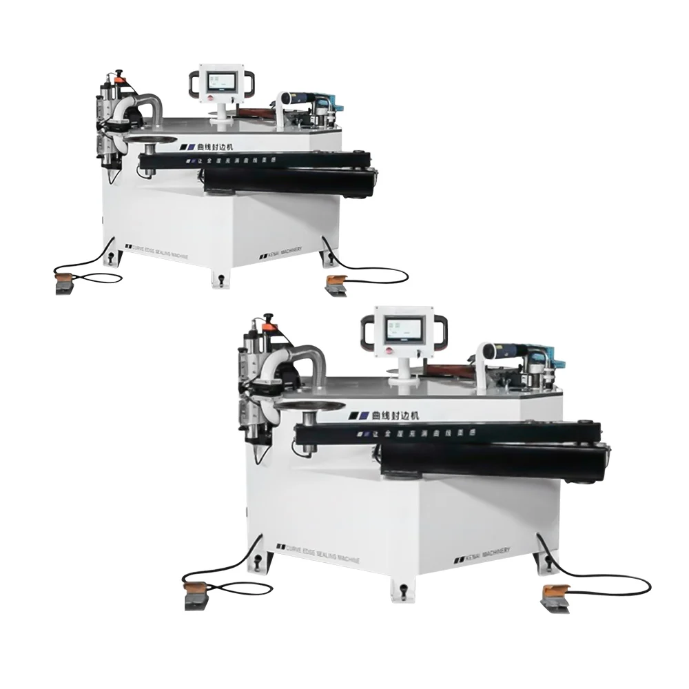 high quality curve edgebander edge bander woodworking automatic curve edge banding machine with trimmer