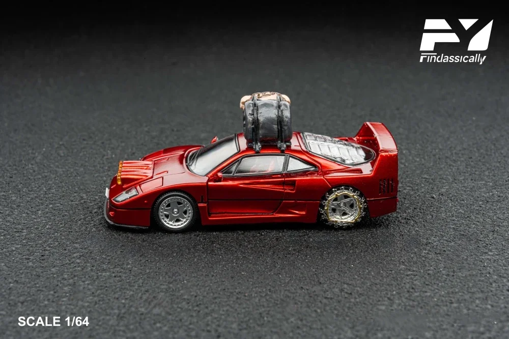 Findclassically FY 1:64 Takeshi Kimra's F40 Snow Drifting Diecast Collection هدية مقياس نموذج سيارة #2