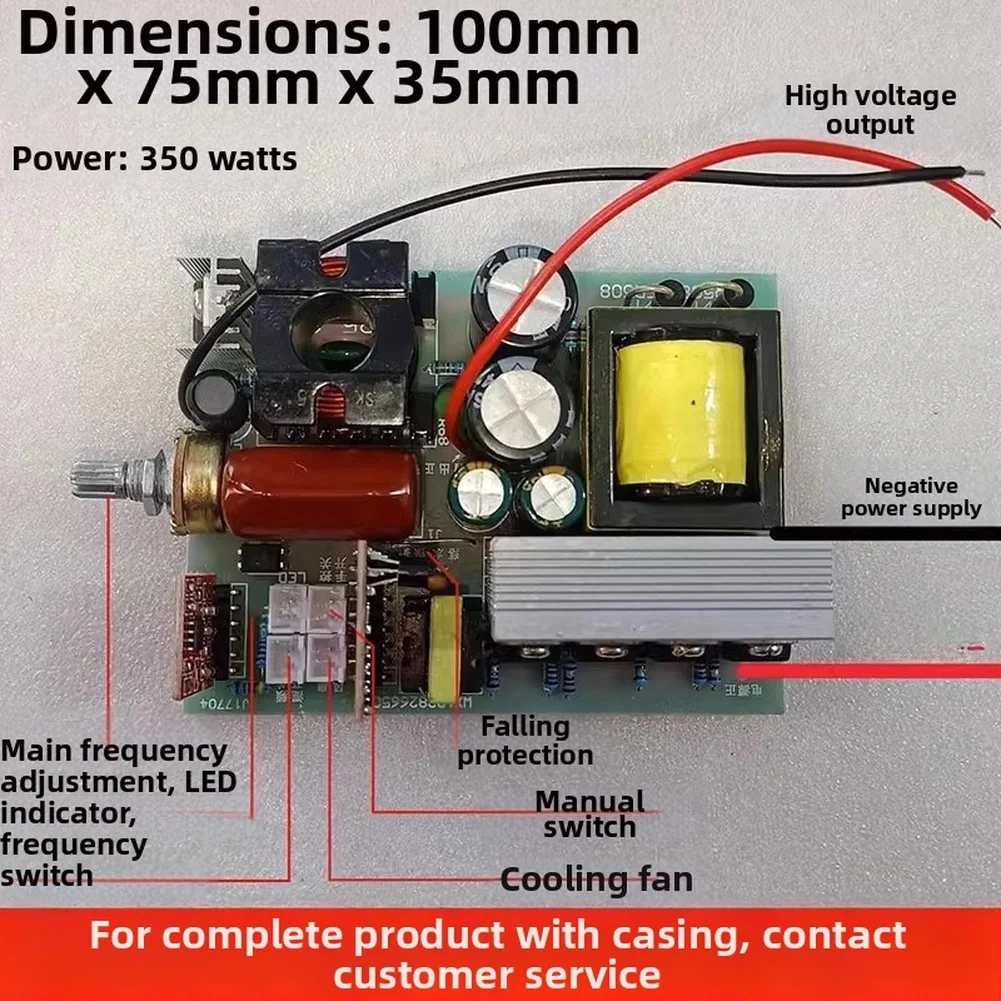 1pc Inverter 350W DC 12V To 600V Step Up Power Converter Adjustable Power Board Inverter Module Tools Accessories