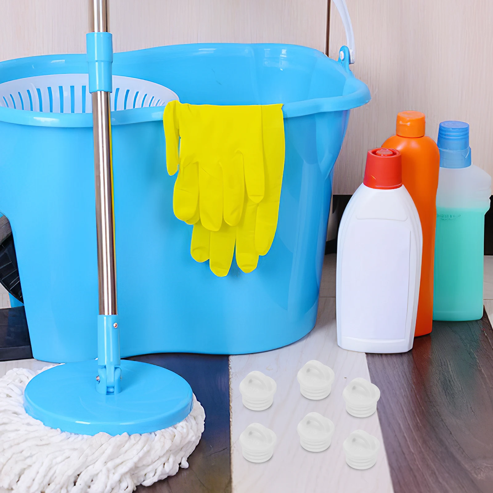 

10 Pcs Silicone Plug for Mop Bucket 3 2-3 35cm Hole Diameter Drain Stopper Replacement Commercial Outlet Attachment