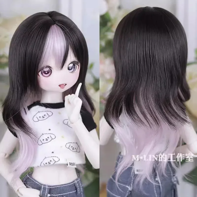 Parrucche per bambole BJD Capelli ondulati lunghi per accessori per capelli ricci 1/3 MDD Parrucca ad alta temperatura