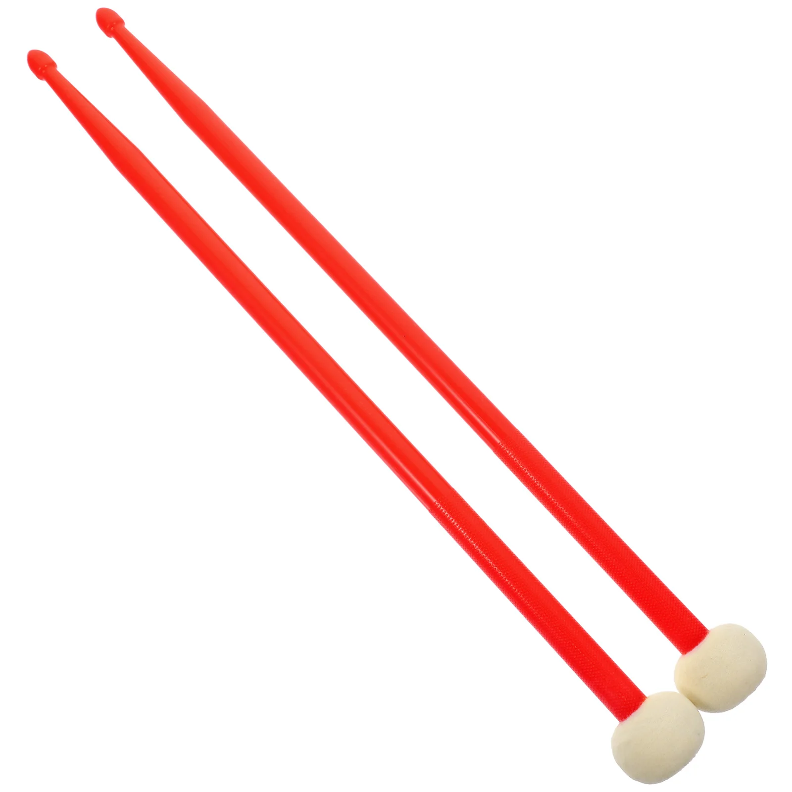 

felt drumstick double-end drum sticks jazz drum stick Nylon music drumsticks portable drumsticks lightweight percussion stick