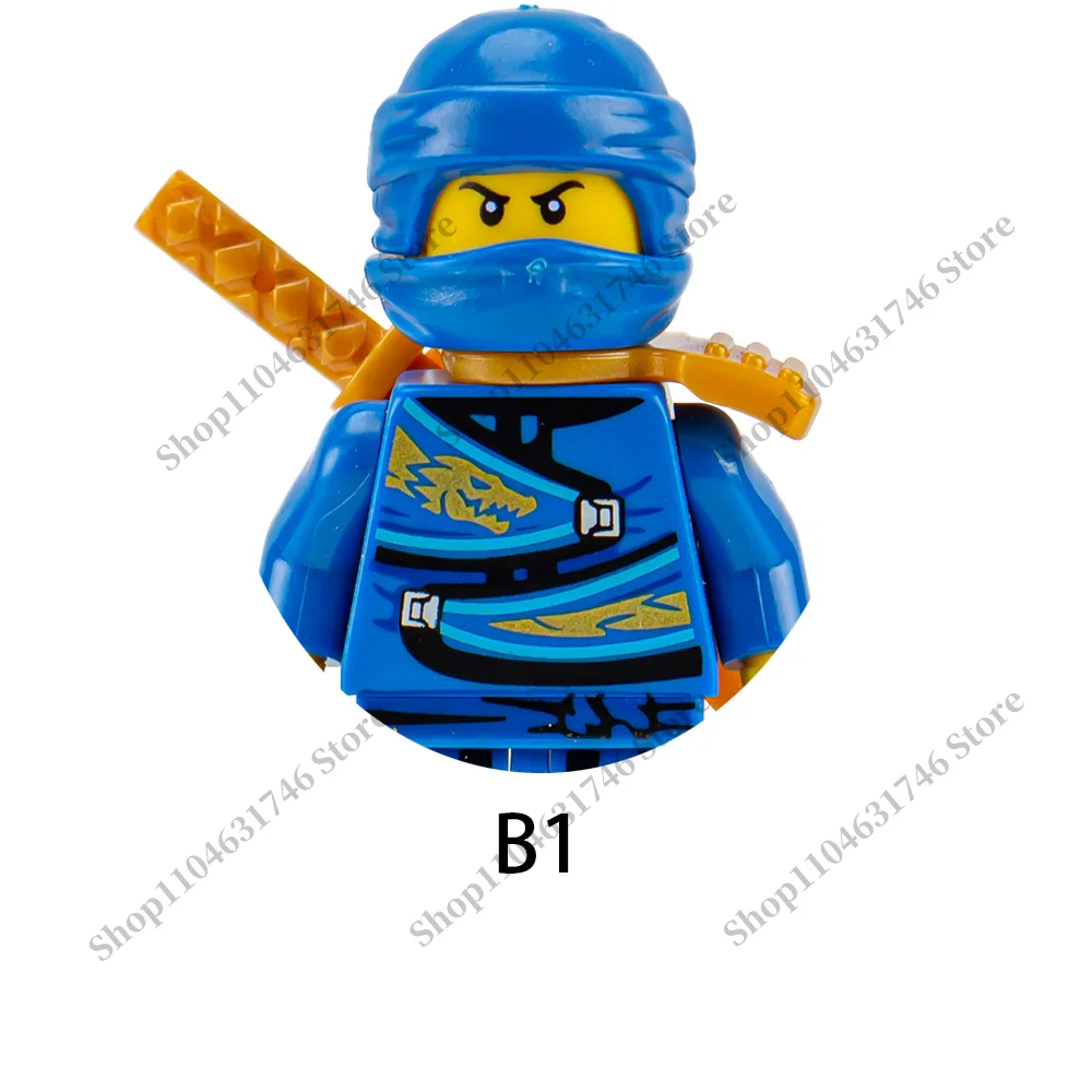 Ninja speelgoed Bouwsteen beeldje poppen kinderen mini baksteen poppen montage puzzels feest Festival geschenken