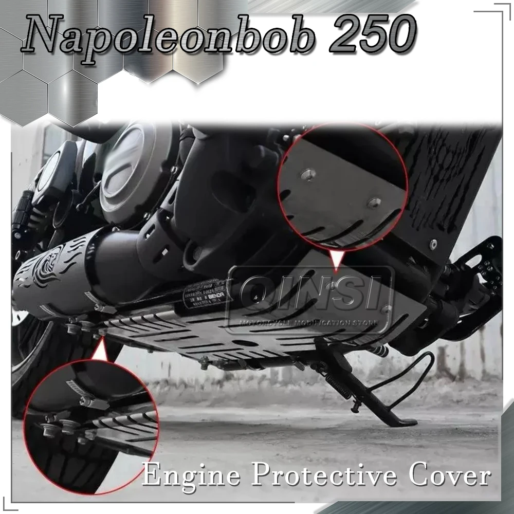 

For BENDA Napoleonbob 250 Engine Lower Guard Plate Napoleon 250 Modified Engine Protection Cover Decorative Accessories