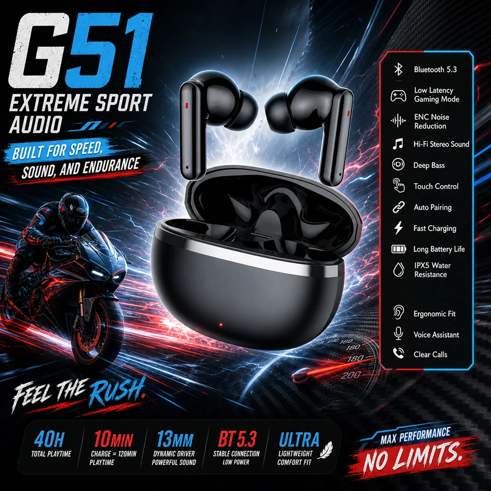 Wireless Headphones TWS Bluetooth Touch Control Earphones Sport Earbuds HiFi Stereo Gaming Headset With Mic For Bluetooth Headse