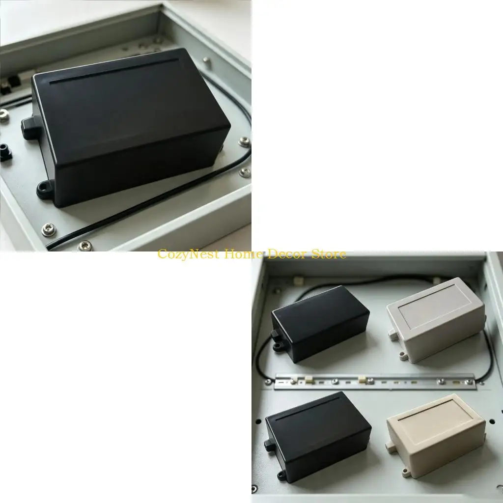 92MF Electrical Cable Box Molded ABS Housing with Closed Cover for Wire Repair, Routing Changes, and Mounting Service Use