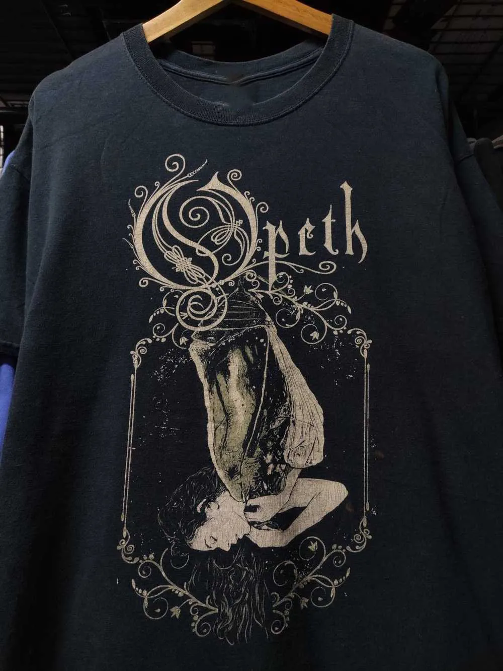 قميص Opeth Band Chrysalis Song للجنسين باللون الأسود من القطن للبالغين DI428