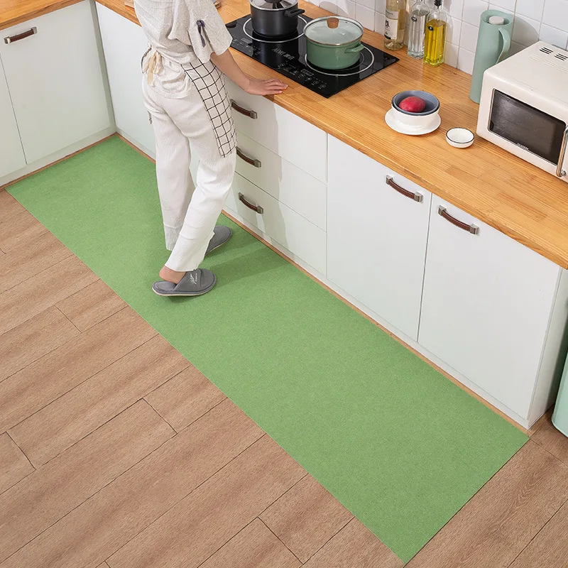 Kitchen Mat Anti Slip Diatomite Kitchen Carpet Long Area Rug Non-slip Living Room Entrance Doormat Bathroom Foot Pad