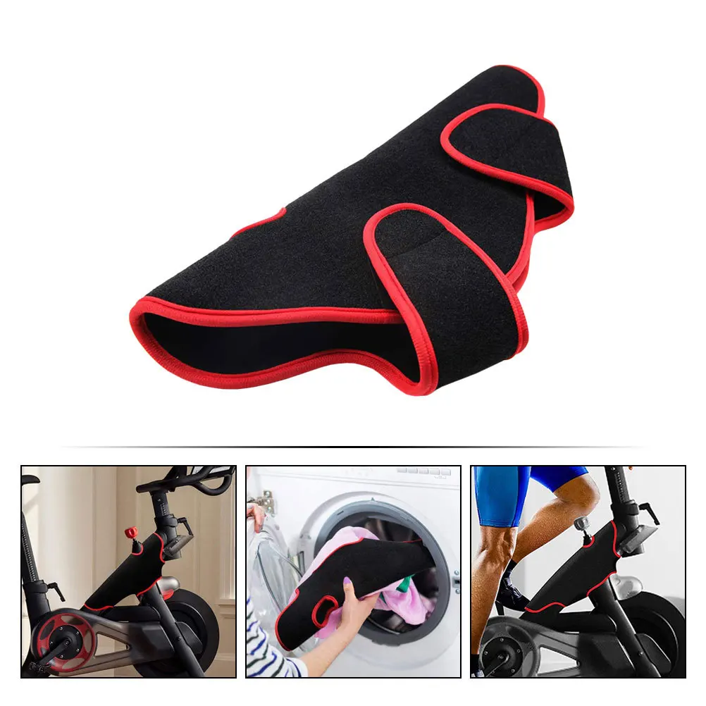 Bike Frame Protective Cover Soft Sweat Guard Easy Install Front Frame Wrap Exercise Bike Accessories Exercise Bicycles Wrap