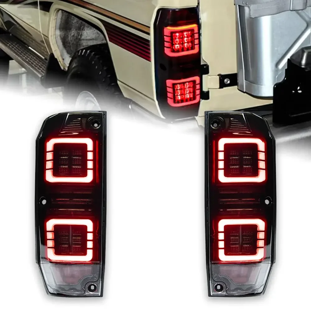 1973-up Year LC76 Led Taillight SMOKE For Toyota