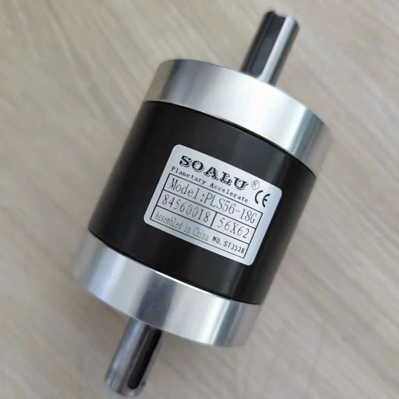 56MM 1:8-1:77 Gearbox Speed Increaser/Reducer Double Output Shaft PLS56 Planetary Gear Box Drive for AGV Automation Equipment