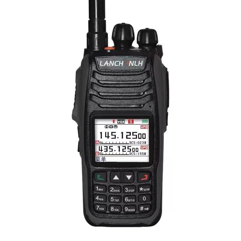 LANCHONLH Original HG-UV79 One-key FM Bluetooth walkie-talkie 10W high-power dual-segment aviation connection Weimaitong Senna