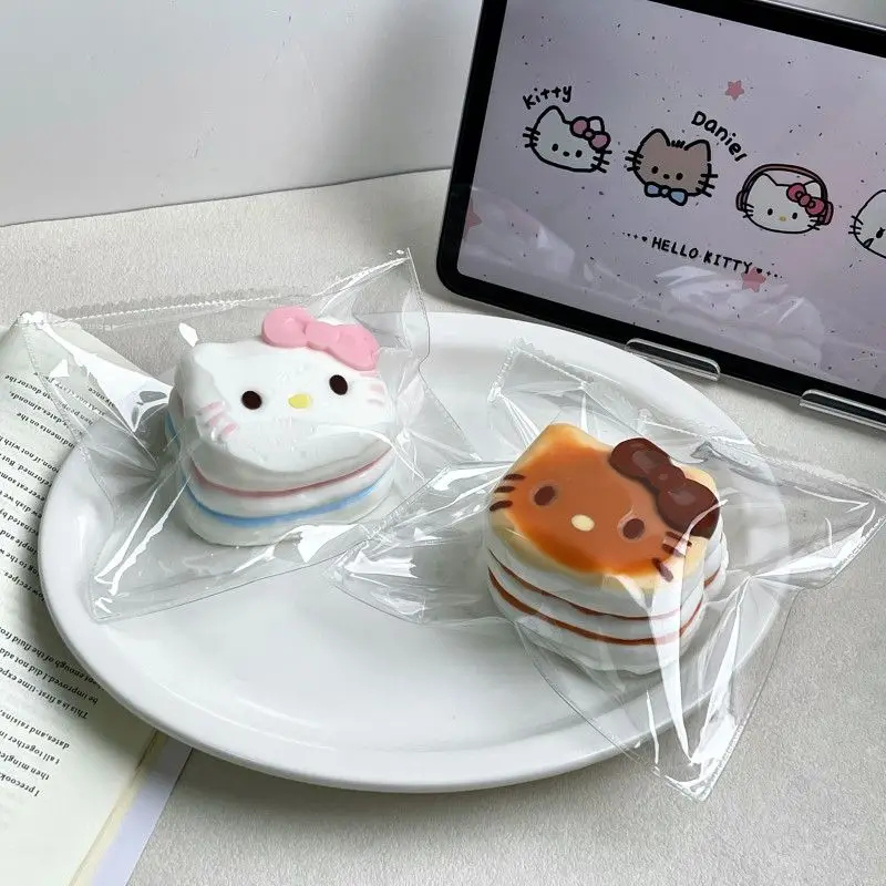 

Sanrio Hello Kitty Food-Grade Silicone Squishy Fidget Squeeze Toy Cute CreamMudTexture Slow Rebound Stress Relief TeenAdult Gift