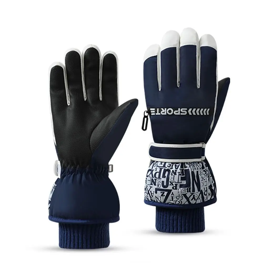 

TouchScreen Snow Ski Gloves Windproof Full Finger Warm Cycling Gloves Non-slip Cold Resistance Snowboard Mittens Men Women