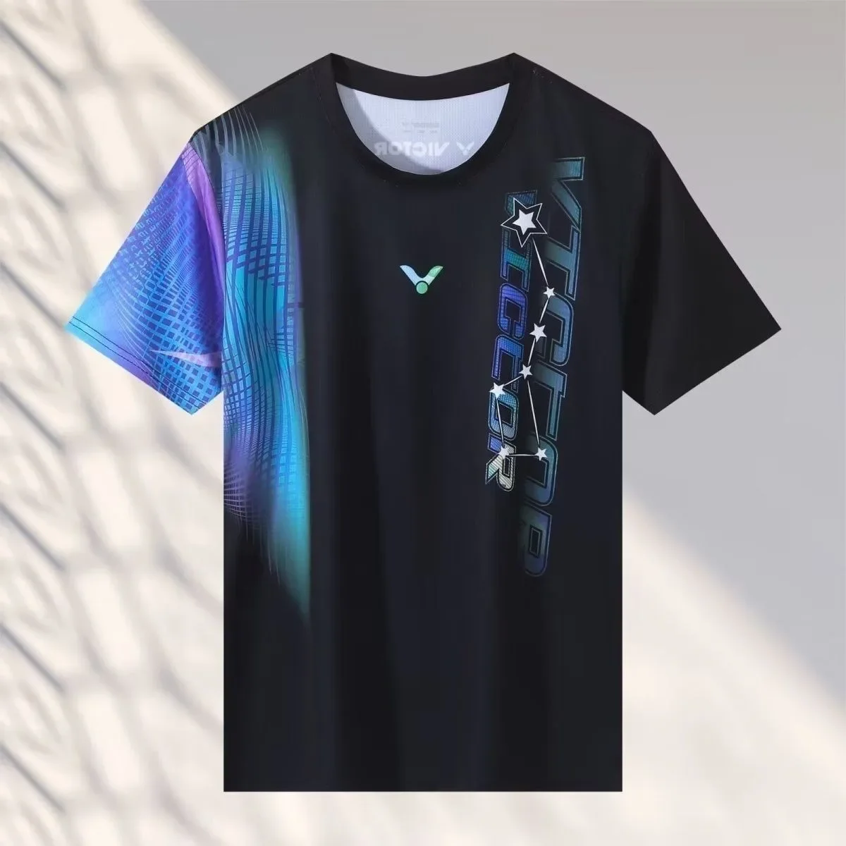 VICTOR camiseta de bádminton para hombre y mujer, trajes de camisa, ropa de tenis de mesa de secado rápido, ropa deportiva, camiseta de tenis, pantalones cortos de entrenamiento