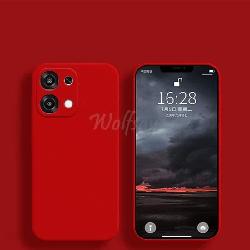 Für OPPO A6 Pro Fall Flüssigkeit Silikon Plain Gummi Funda OPPO A6 Pro Fall Telefon TPU Anti-herbst Schutz Abdeckung OPPO A6 Pro Fall – Detail 15