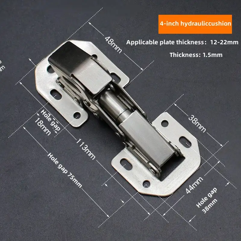 2/4/6Pcs Cabinet Hinge-Easy Installation Bridge Shaped Door Hinges