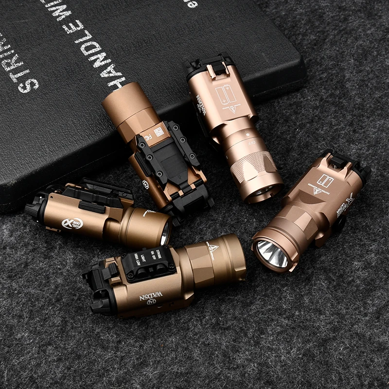 Tactical SF X300 Pistol Flashlight X300 Ultra Metal White LED X300V Strobe Light Hanging Lamp X300UH-B XH30 Mount Glock 17 18