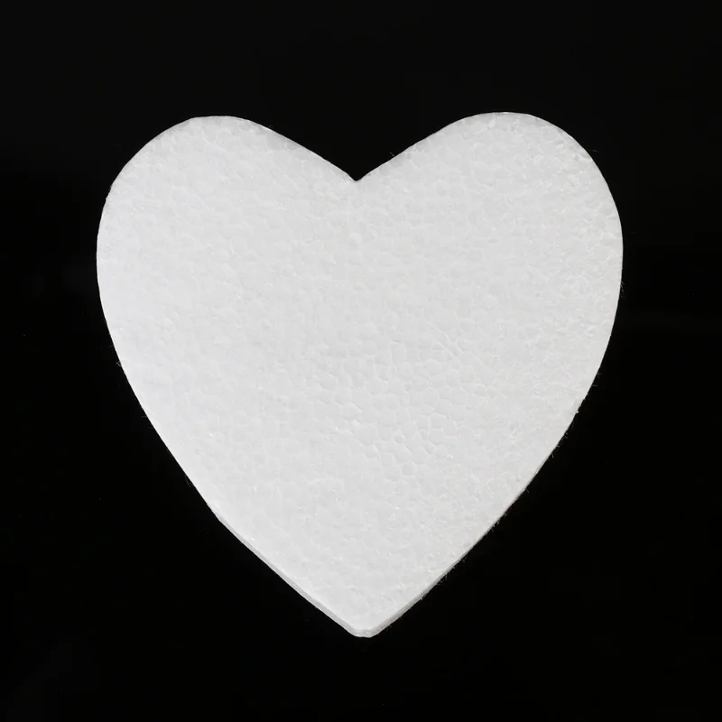 4/6/8 Inch Heart Shaped Polystyrene Foam Sugar Craft Dummy Party DIY Practice Model Cake Foam Mold Kitchen Accessories Decoratio