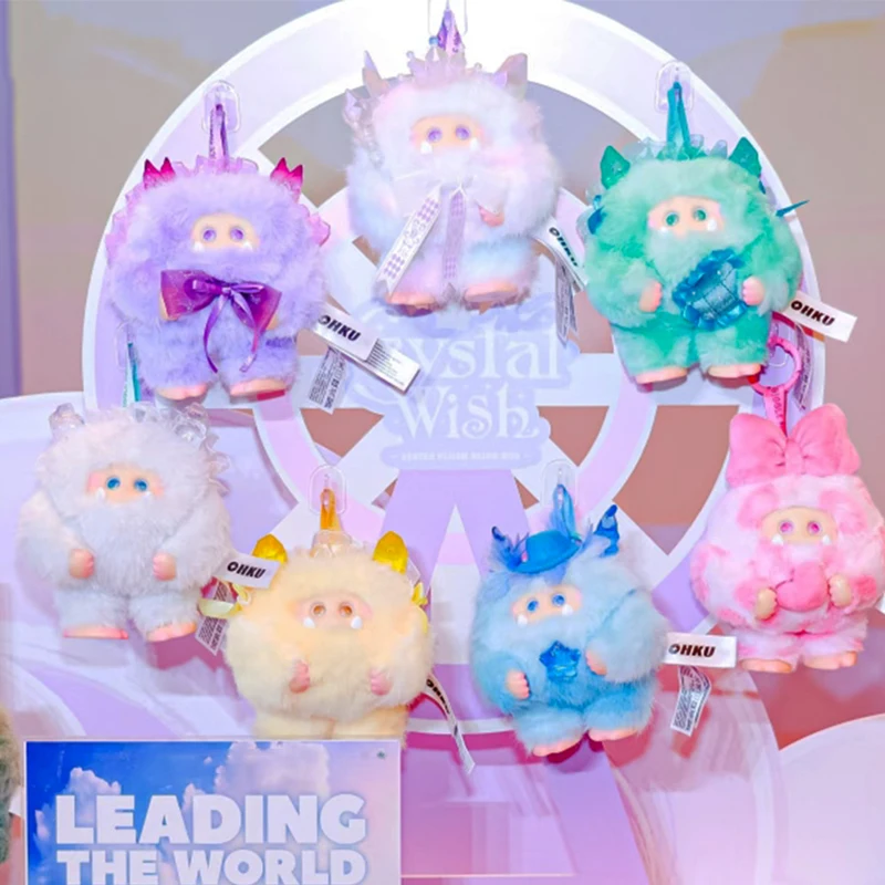 

Giggle Monster Crystal Wish Series Blind Box Giggle Monster Vinyl Plush Blindbox Monster Pendants Surprise Bag Mysetry Box Toys