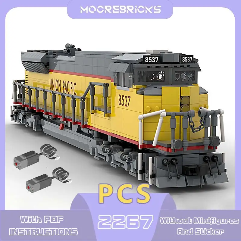 

Assembling Set SD90MAC-H2 Train Building Blocks Urban Transportation Tool Model Mini Bricks Creative Expert Toy Kids Puzzle Gift