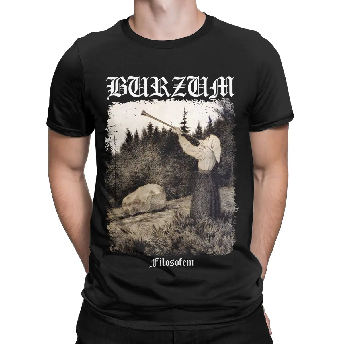 Men's Burzum T Shirt 100% Cotton Tops Cool Short Sleeve Round Neck Tee Shirt 6XL T-Shirts