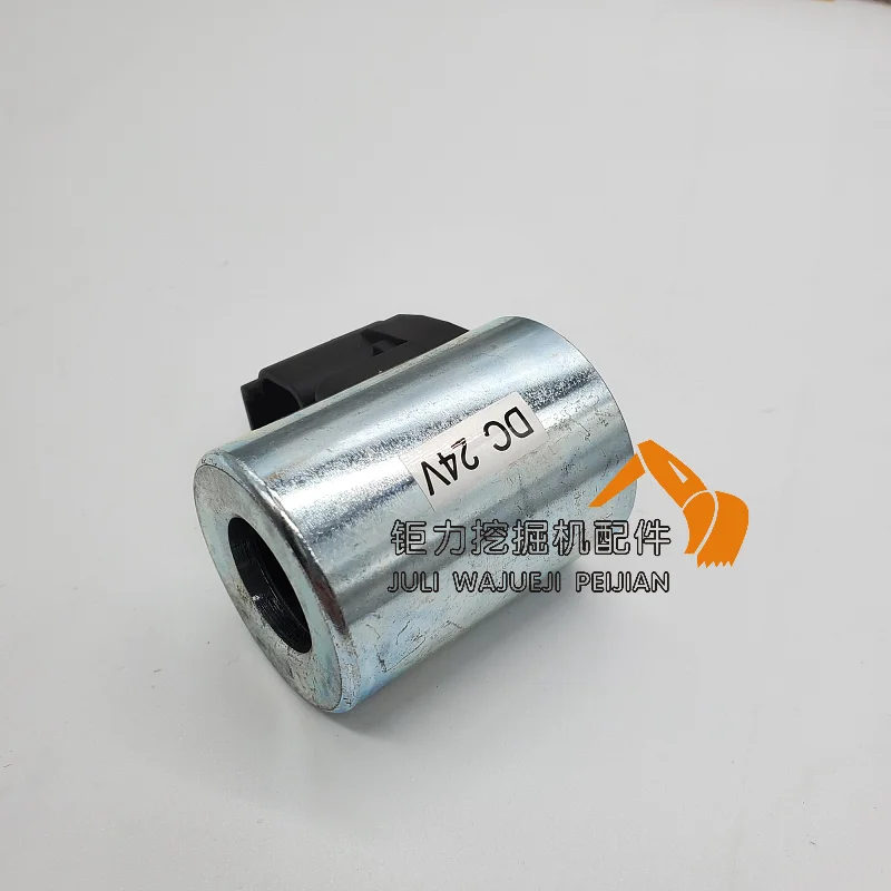 For temporary workany sy XCMG XE 215 245 Walking stall roller pilot safety lock solenoid c Oil Excavator Parts