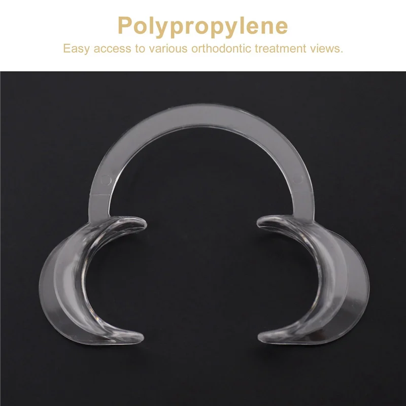 ABKR-3Pcs Autoclavable  Teeth Whitening Lip & Cheek Retractor Dentist Mouth Opener Repeat Use