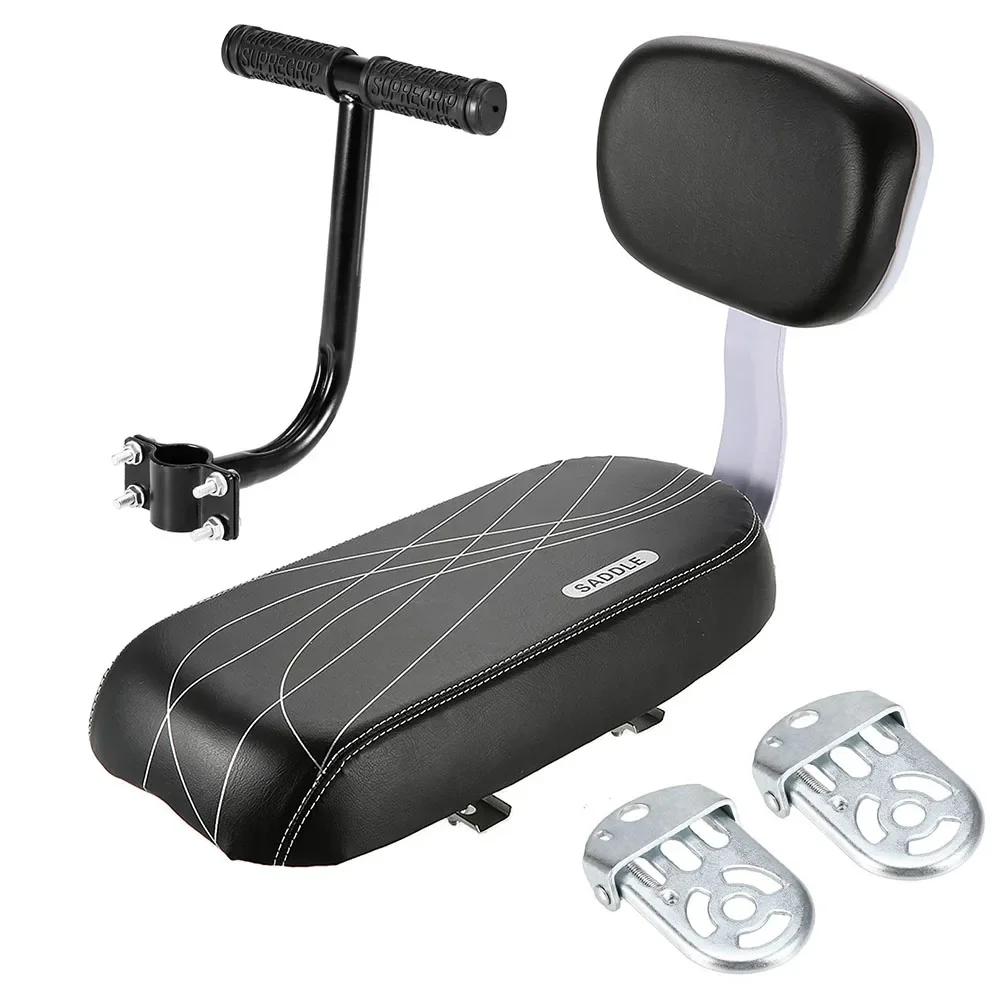 Brand New Durable And Practical Rear Saddle Seat 34cm*16cm Bicycle Stainless Steel Strong Support With Back Rest