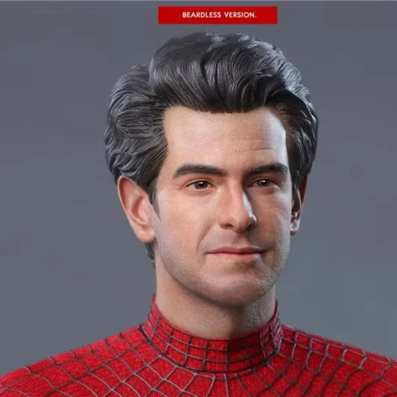 1/6 Black 8 Studio Bk-005 Top-005 Men Soldier Spider Hero Head Carving Andrew Garfield Super Hero Head Fit Action Figure Model