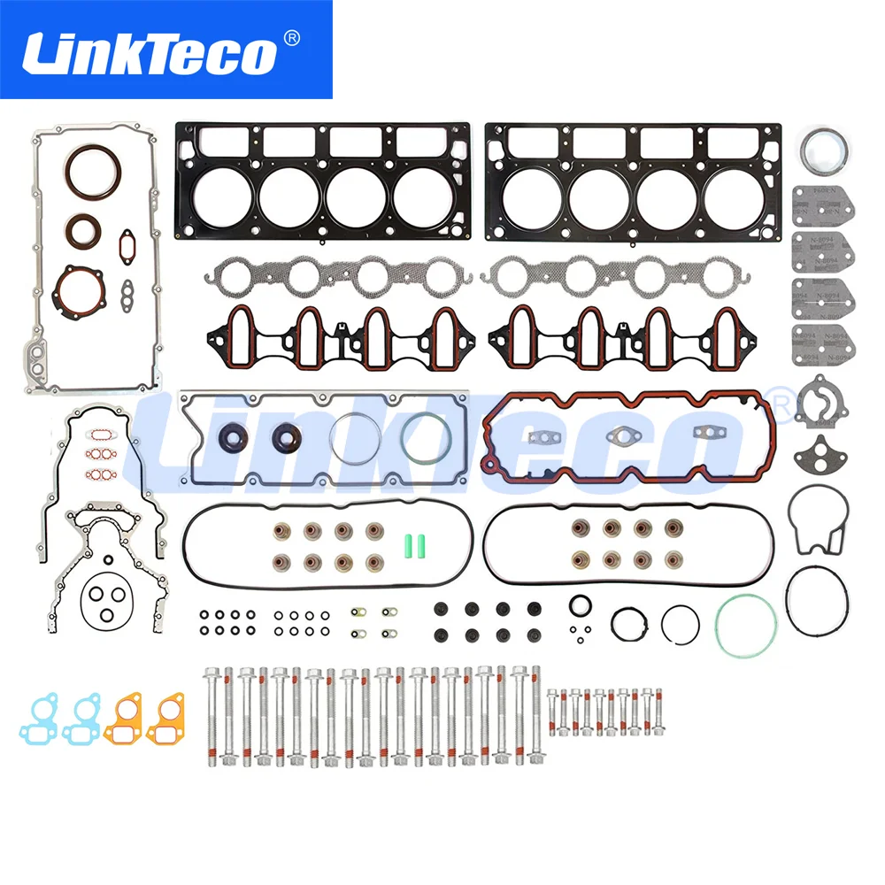 

Full Gasket Set Head Bolts Fit For 04-08 Chevrolet GMC Buick Cadillac 4.8 5.3 OHV