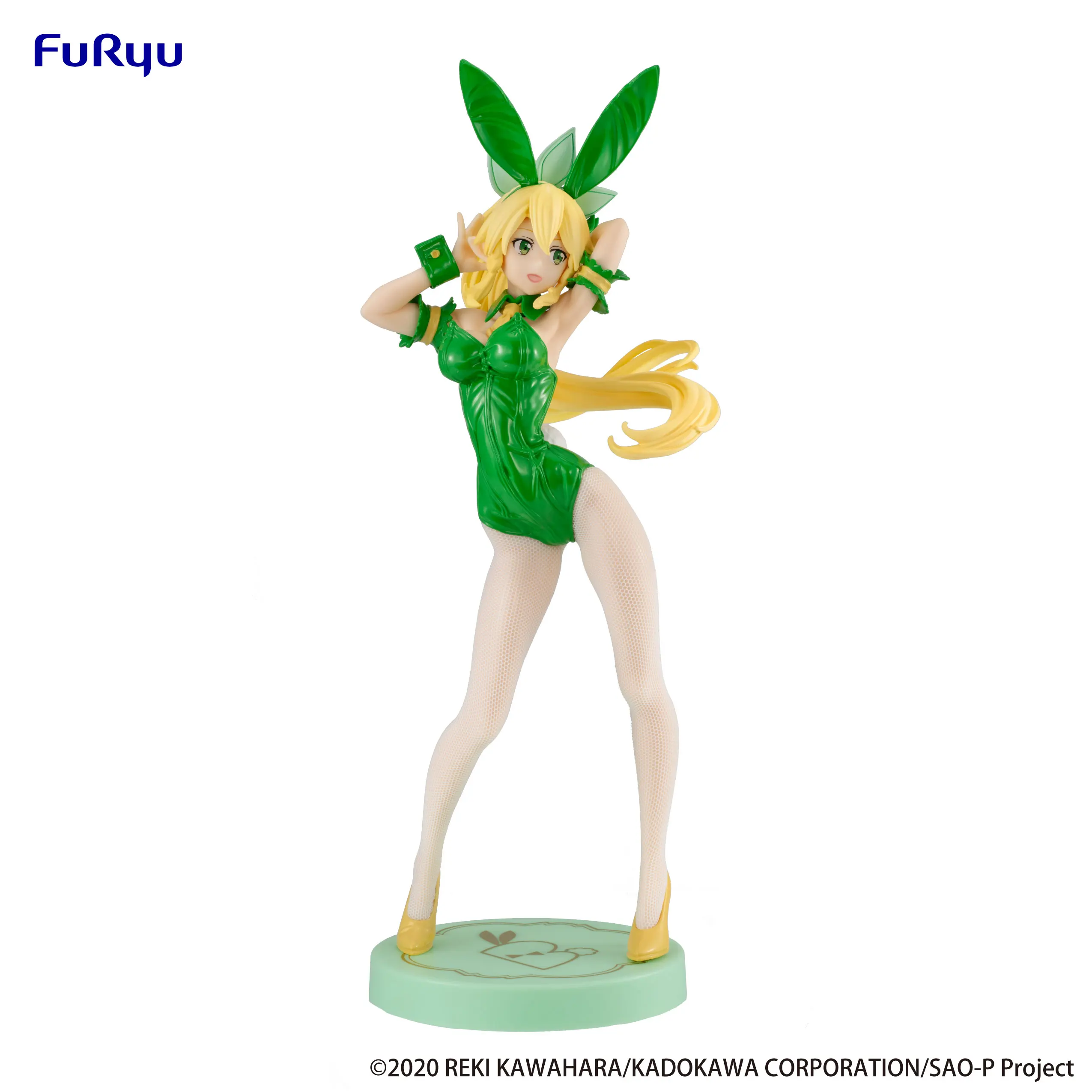 FuRyu Sword Art Online Anime Leafa BiCute Bunnies Figure Sylph Color ver Action Figures Model Figurine Original Figuarts