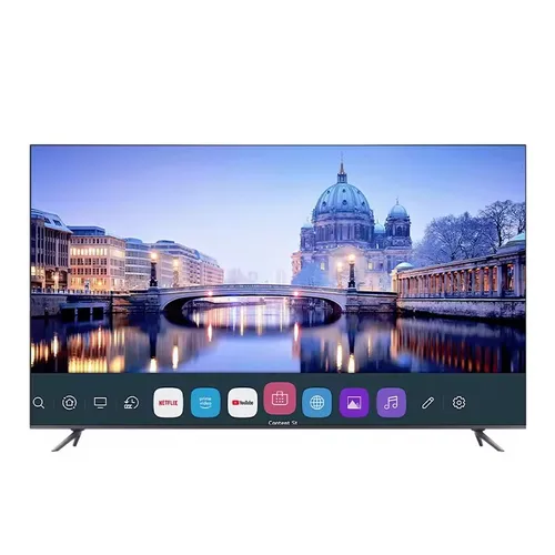 중국산 LED TV 와이파이 스마트 4k 안드로이드 스마트 TV, LED 75 인치 LED TV 85 95 인치 웹오 4k 스마트 