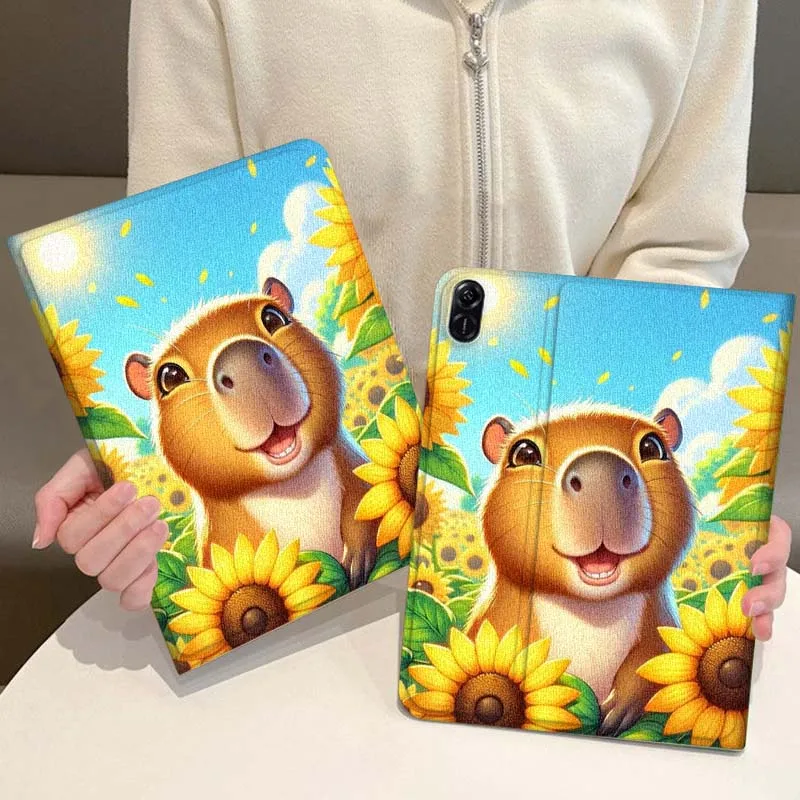 Capybara Colorful Butterfly For Honor Pad Magic GT GT2 6 X8 V7 V8 X9 8 9 13 X8a X9a Pro 10 12.1 12.5 Inch Tablet Case